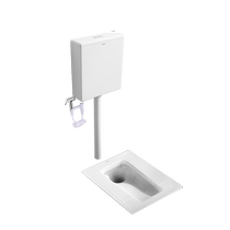 Wrigley all-in-one ultra-thin squat toilet toilet squat type household bathroom water tank deodorant squat toilet pedal toilet 1604