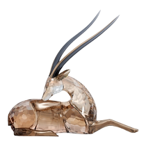 (Chinese Valentines Day gift) Swarovski African Sunset gazelle jabali ornaments collection