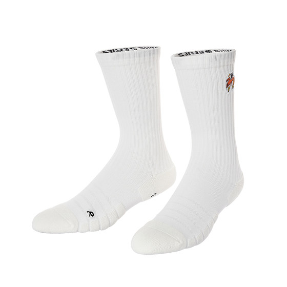 
Aspiring UZIS American sports socks men's professional basketball training anti-slip thickened towel bottom stockings collage embroidery