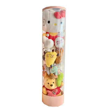 Cute doll storage barrel children's doll storage artifact