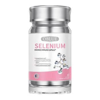 Oblue Olinlan Malt Selenium Tablets Imported from the United States Supplement Selenium to Improve Women's Immunity and Provide Private Area Care and Health