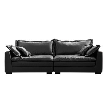 Simple and modern style light luxury combination leather sofa