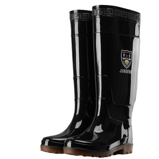 Fort loudon/military over-the-knee non-slip tendon-soled rain boots