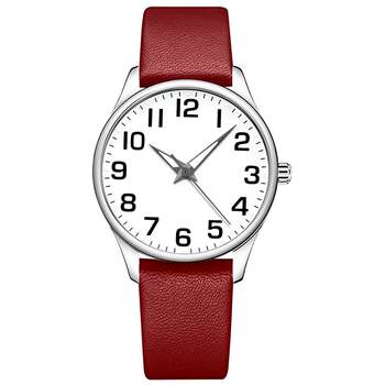Exam watch girls silent high school entrance examination national examination high school junior high school girls waterproof leather luminous silent student female watch