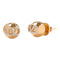 (Interest-free for 3 periods) VALENTINO VLOGO SIGNATURE metal earrings for women