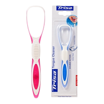 (Self-operated) Swiss Trisa double-effect tongue coating brush for oral cleaning deodorizing tongue coating cleaning color 1 random
