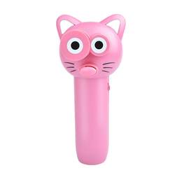 Cat Toy Teaser Stick Electric Rope Launcher Stress Relief Toy Cat Rope Propeller Spinning Flying Ball
