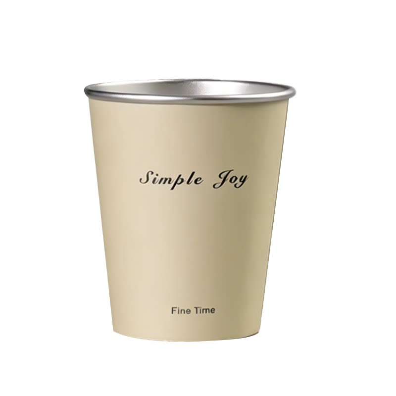 Huixin silver foil paper cups with customized logo, thickening and anti-scalding