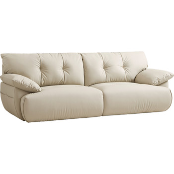 Lin's home modern small apartment cat claw leather sofa
