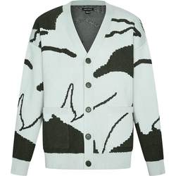 UR ດູໃບໄມ້ລົ່ນຜູ້ຊາຍຄົນອັບເດດ: ໃຫມ່ຂອງສີ contrasting ການອອກແບບສອງຖົງຂົນສັດ knitted cardigan jacket UMF930004