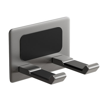 Hair dryer bracket storage rack without hole punching bathroom hair dryer wall-mounted air duct space aluminum storage