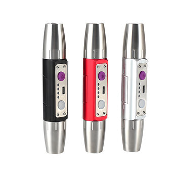Jade Identification 365 Ultraviolet Strong Light Flashlight Fluorescent Agent Jewelry Antique Jade Tobacco and Alcohol Anti-Counterfeiting Code Small Mouth