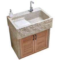 Stone Laundry Basin Balcony Home with washboard Outdoor Courtyard Sink Outdoor Marble Laundry Pool Table Basin