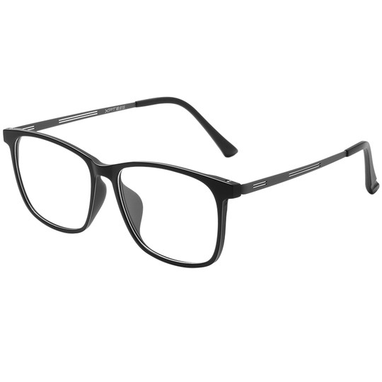 Автоматические мужские фотохромные очки в черной оправе с антисиней подсветкой