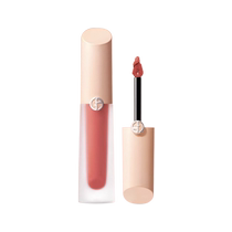 (Self-operated) Armani Red Tube Nude Powder Water Lip Glaze 4ml Water Paddle Moisturizing Easy-to-Color Small Powder Cover Lipstick