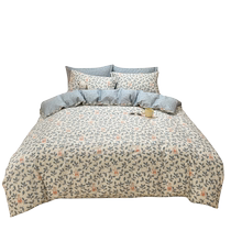 MUJI pure cotton quilt cover single piece bed sheet quilt cover 150x200x230 dormitory single 100 cotton quilt cover