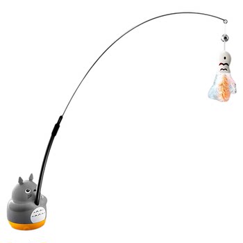 Long pole cat toy, self-pleasure and boredom relief artifact