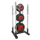 NiuRen Barbell Plate Bar Storage Rack