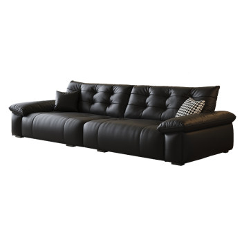 Ddc italian minimalist zero wall-resistant electric sofa