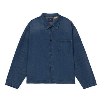 Shopping mall same blue label men's denim jacket