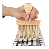 Mechanical keyboard brush dust cleaning brush soft-bristled brush solid wood dust cleaning tool laptop dust cleaning Internet cafe keyboard special Internet cafe cleaning artifact model figure gap cleaning brush