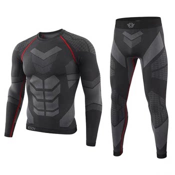 Men's ski quick-drying breathable sweat-wicking thermal underwear