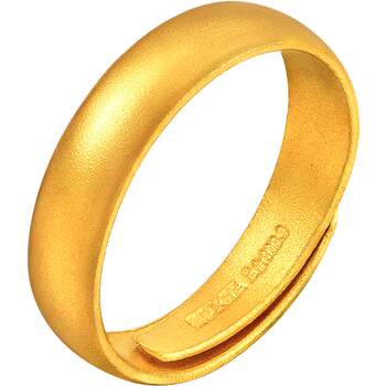 Saphire solid gold ring for women