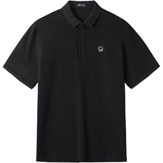 骆驼男装凉感Polo衫男士短袖2025父亲半袖体恤爸爸翻领T恤