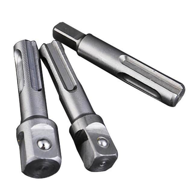 Round to square electric hammer conversion joint impact drill chuck