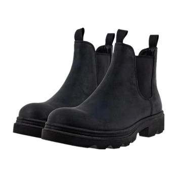 Ecco warm velvet chelsea men's boots