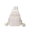 New soft leather two-purpose chest bag single shoulder crossbody backpack