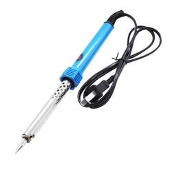 External heating electric soldering iron household electric iron tin soldering gun set student electric iron ferrochrome electronic repair welding tools