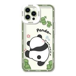 Menglan Panda ເຫມາະສໍາລັບ Apple 15 ກໍລະນີໂທລະສັບມືຖື 14pro ໃຫມ່ iPhone13promax case iphone ຍິງ 12 ກ້າວຫນ້າ 11 ຊາຍ 15plus thirteen xsmax soft 7/8 trendy xr/ultra