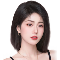 Wig piece for women to replace hair on top of head fluffy and high covering white hair full real hair sparse hair increasing hair volume needle hair piece