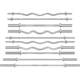 Solid round steel is formed into one piece and is strong and resistant to falling.