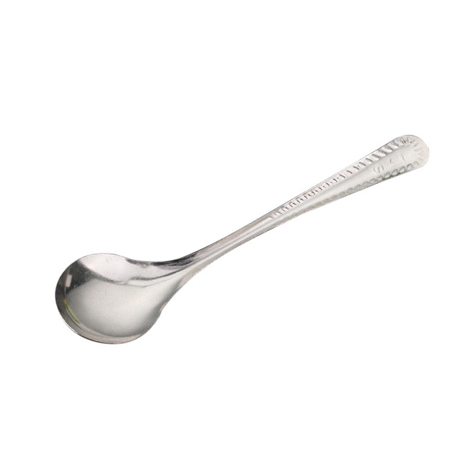 Spoon stainless steel household meal thin restaurant soup