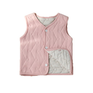 Children's quilted thickened vest