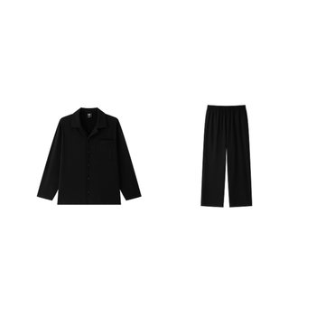 Large size men's pure cotton home clothes can be worn outside