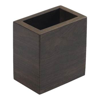 Natural solid wood tea barrel tea set six gentlemen accessories storage