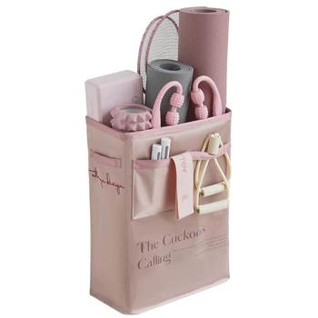 Yoga mat storage basket, fitness equipment stand