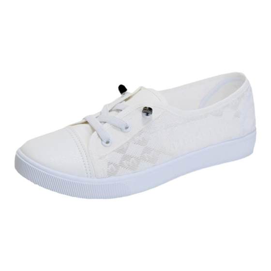 
YH5 breathable mesh shoes for women in summer old Beijing cloth shoes mother student board shoes casual canvas nurse white shoes for women