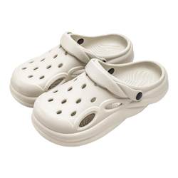 Pregnant women's anti-slip Crocs women's summer 2024 new thick-soled EVA deodorant beach shoes Baotou sandals and slippers for outer wear