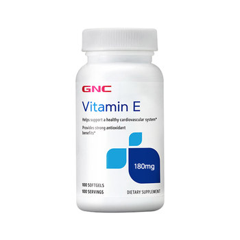 Gnc vitamin e soft capsules 180mg 100 ແຄບຊູນ ນຳເຂົ້າຈາກສະຫະລັດອາເມລິກາ ຊະລໍຄວາມແກ່ ເສີມອາຫານພື້ນຖານ