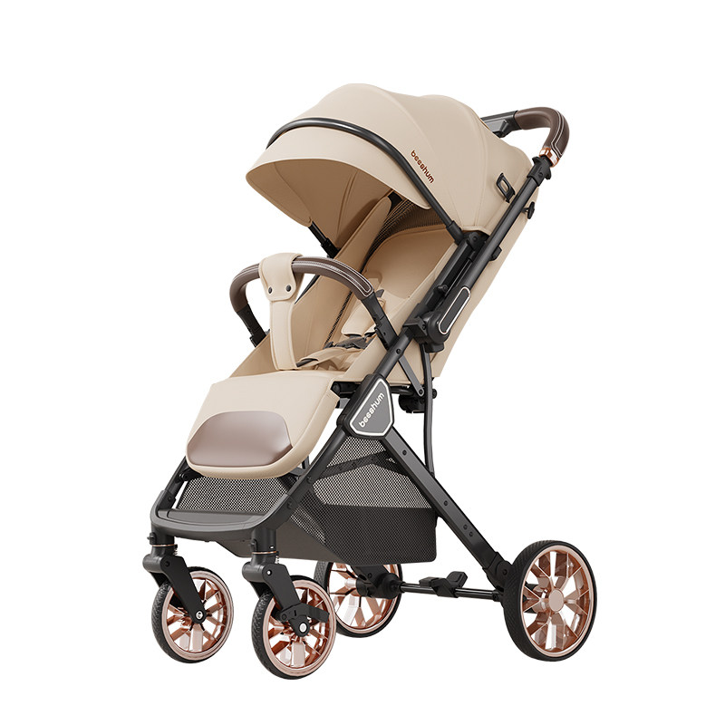 Beeshum stroller stroller can sit or lie down for 0-3 years old