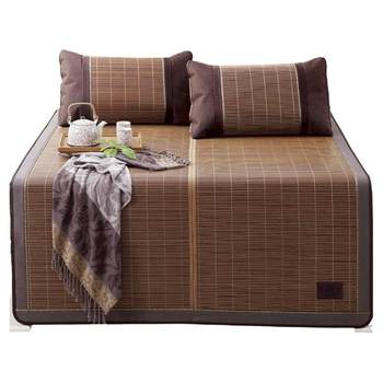 Bamboo mat summer thickened rattan double-sided front and back bamboo mat