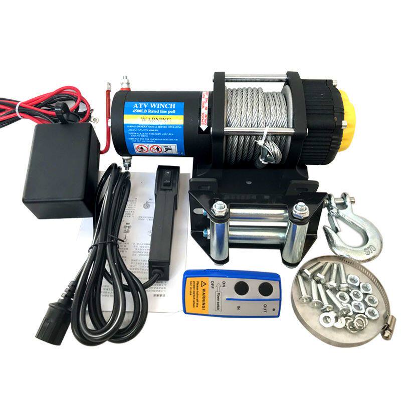 Электрическая лебедка автомобильная Quick 12V 1 тонна