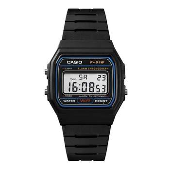 Casio f91w small square retro student electronic watch