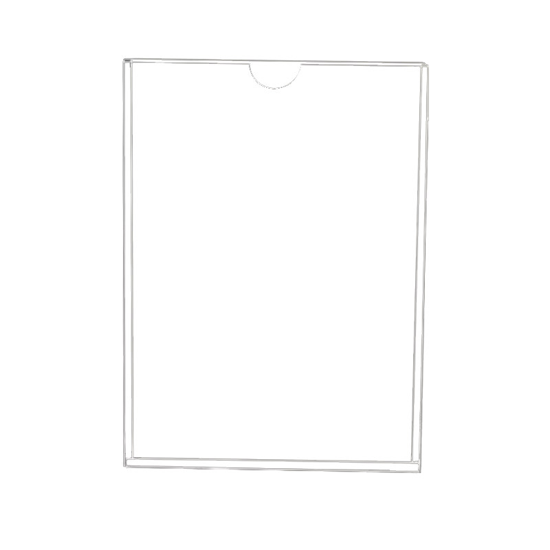 A4 card slot display box 56-inch transparent job card
