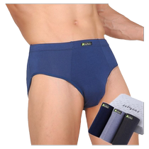 3 Pairs of Mens Briefs Mid-rise Cotton Loose Large Size Briefs Top Mens Modal Spring and Summer Briefs