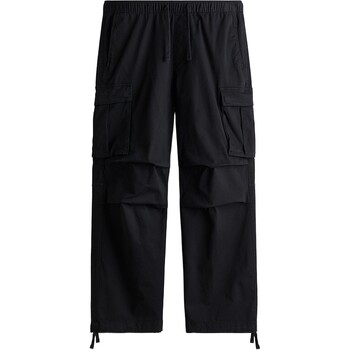 Hm men's casual pants autumn cotton mid-rise elastic waist straight version commuter trousers overalls 1228206
